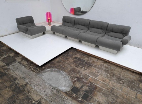 Image 1 of 5 Seating Elements + Corner Table by Otto Zapf