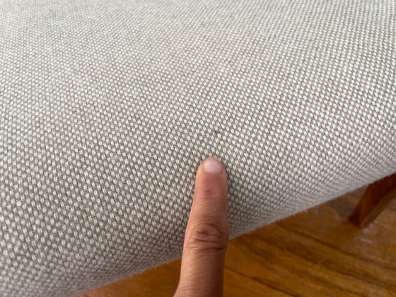 Farstrup Mobler Deense Voetenbank Pouf – Hockers en poefs, Textile, Wood (photo 15 of 16)