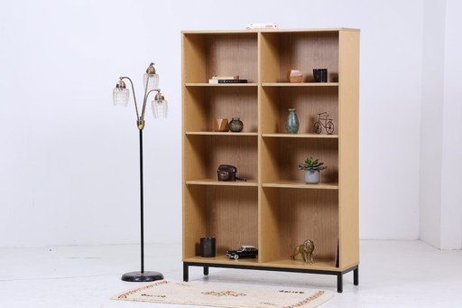 Beautiful vintage bookshelf 60s | Mid - Century shelf | Retro wooden storage 70s #06-20