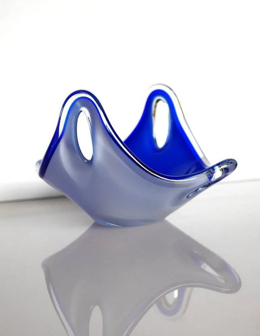 Bol Coquille en verre par Paul Kedelv pour Flygsfors