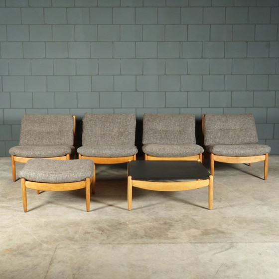 Image 1 of Vintage Modular Seating Unit/Sitting Group - Carl Straub - 1960s