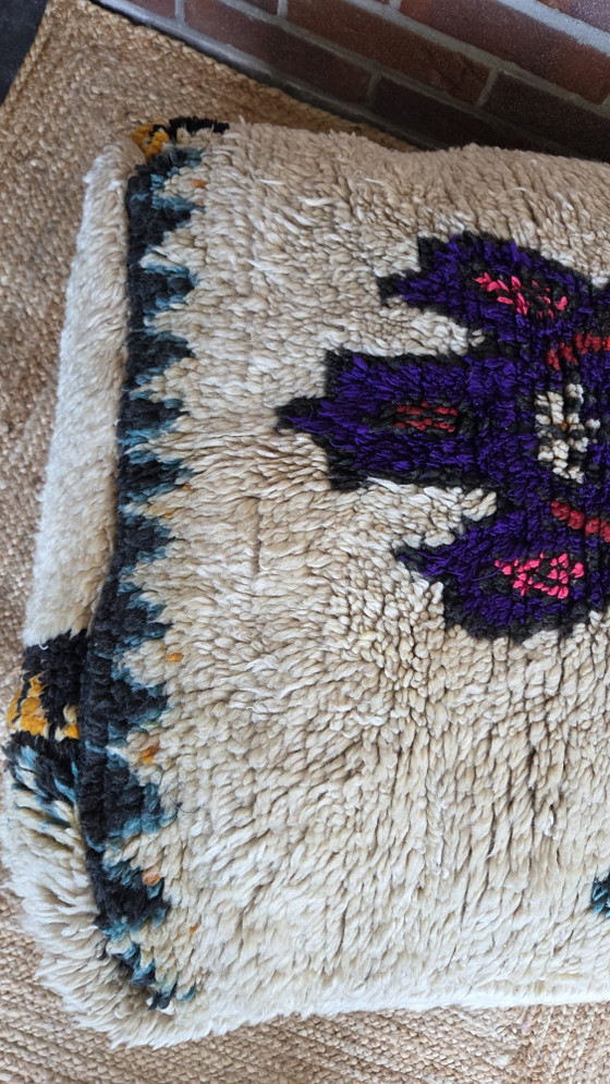 Pouf berbère vintage – Poufs & repose-pieds, Wool (photo 4 of 6)