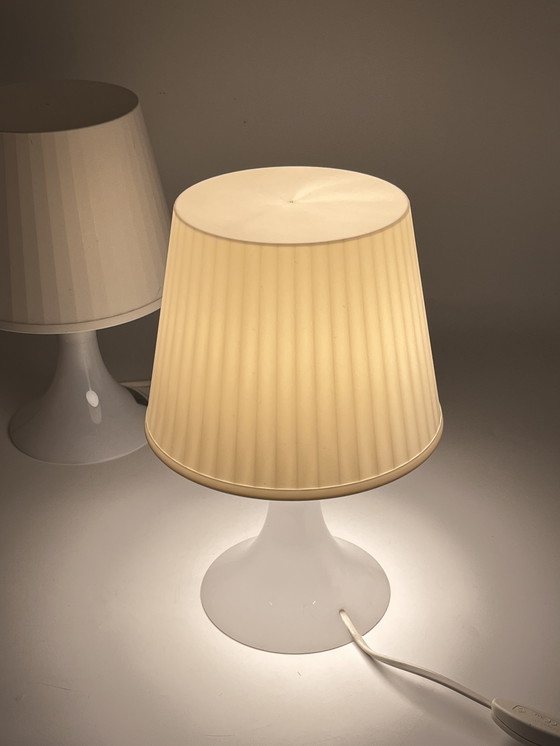 Image 1 of Duo de Lampes Lampan Blanche