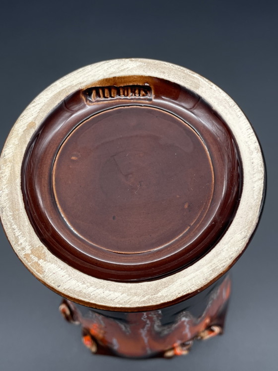 Vallauris Ceramic Vase in Handkerchief Shape, 1960s/70s (photo 7 of 8)