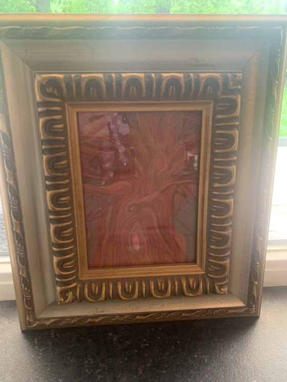 Schilderij – Schilderijen & Tekeningen, Glas, Papier (photo 2 of 7)