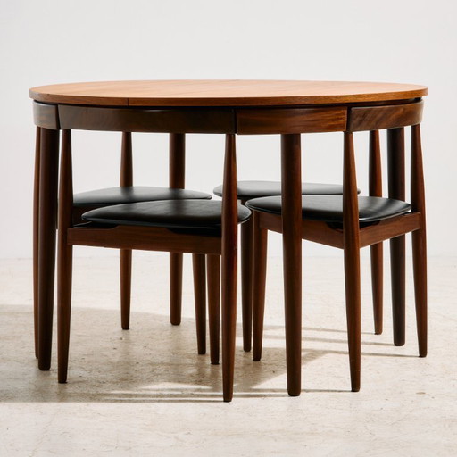 MK11690 Esszimmerset aus Teakholz von Hans Olsen für Frem Røjle, 5er-Set