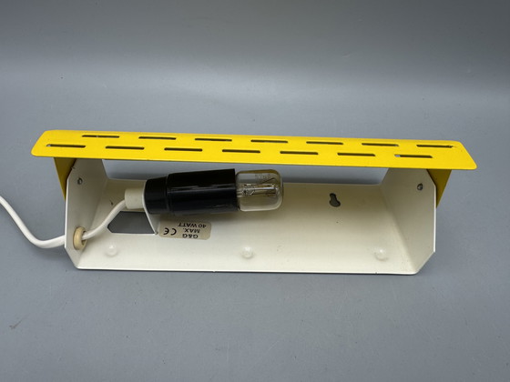 Image 1 of Lampada da parete/lampada da comodino gialla anni '70