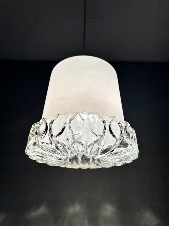 Vintage Hustadt Leuchten Pendant lamp – Glass, Metal (photo 6 of 11)