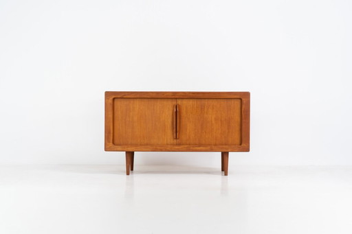 Svend Dyrlund Teak Sideboard with Tambour Doors