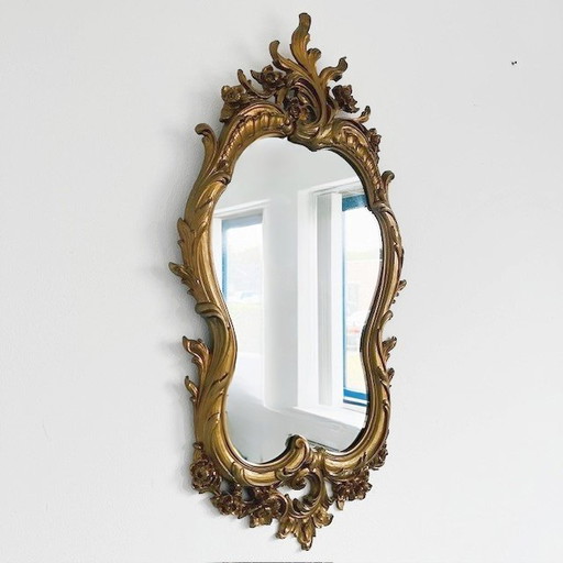 Vintage baroque Syroco mirror Hollywood Regency 1960's