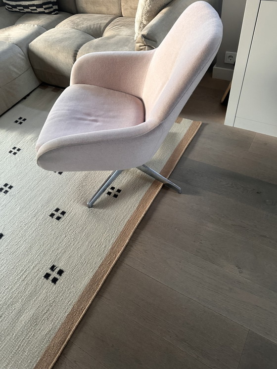 Sedia Pode Sparkle One, con gamba girevole – Poltrone, Metal, Textile (photo 2 of 6)