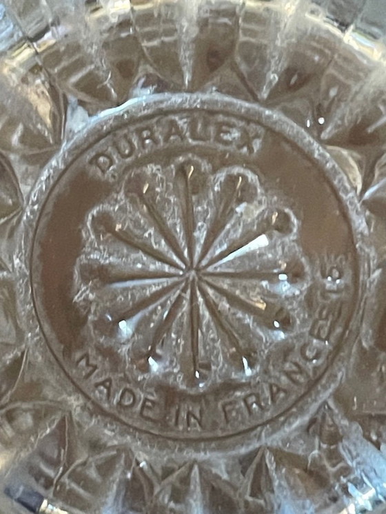 Image 1 of Vintage, Diamond Cut Water Glasses, Vereco / Duralex, France