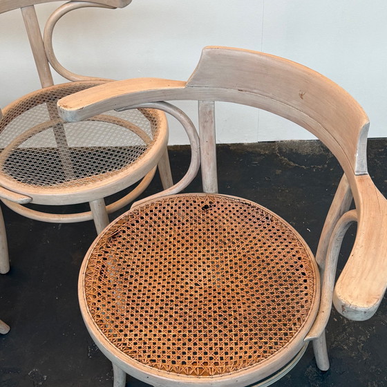 Image 1 of 4 chaires, 2x Thonet Mundus