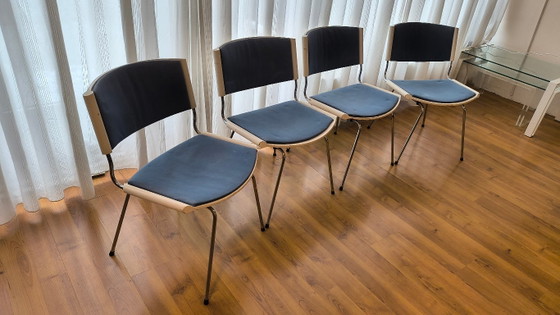 Nina Ditzel 'Badminton chair' set van 4 – Dining chairs, Textile (photo 3 of 6)