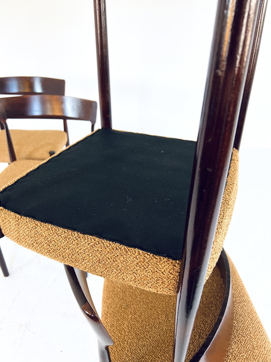 Image 1 of 4x Gerestaureerde Vintage Stoel ‘60