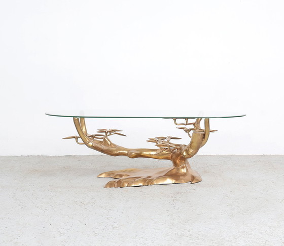 Image 1 of Tavolino da caffè Willy Daro Bonsai in ottone, anni &#39;70
