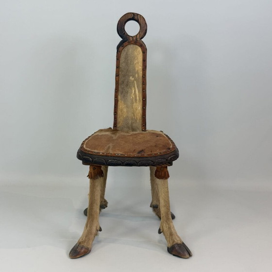 Coppia di sedie rustiche stile folk – Poltrone relax, Pelle, Legno (photo 21 of 34)