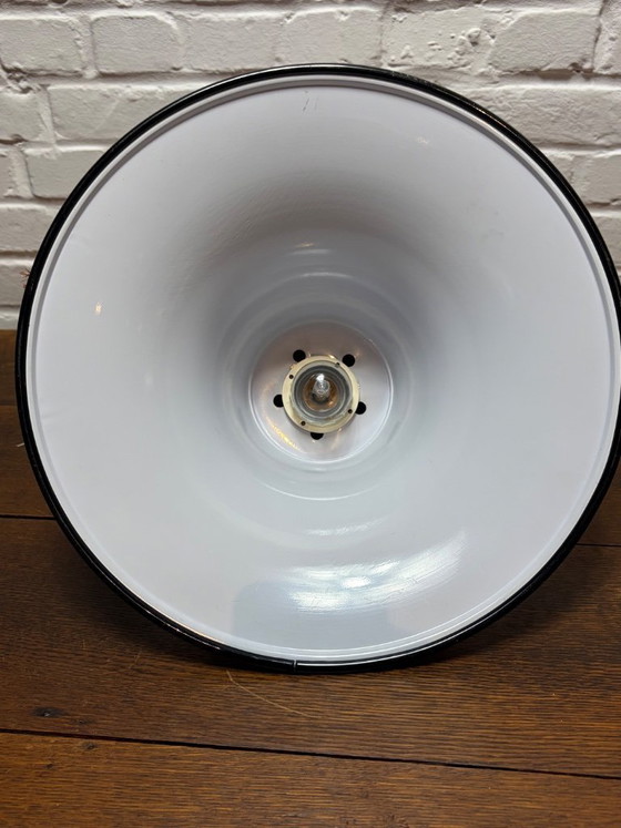 Image 1 of Vintage Space Age trumpet pendant lamp red | 70s retro