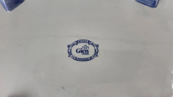 Gien ceramic basin from the 20th century – Plant pot, Porcelain (photo 5 of 12)
