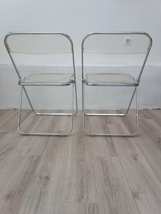 Image 1 of Plia stoelen van Giancarlo Piretti voor Anonima Castelli 1967 Originele Ed