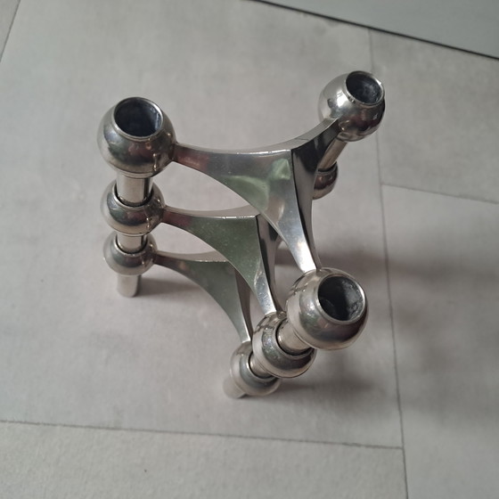 Image 1 of Portacandele modulare, chiodo per tessuti, 3 pezzi, cromato