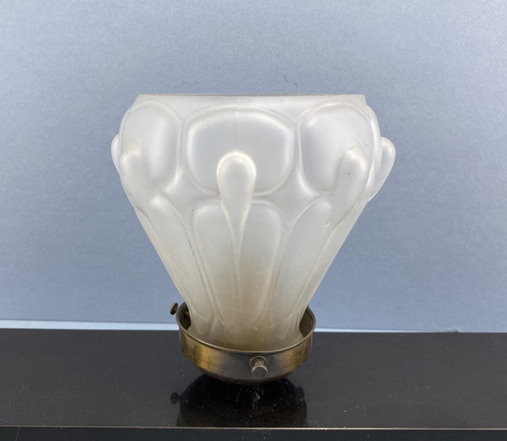 Image 1 of Art Deco Tafellamp | Vintage Marmeren Lamp Met Eekhoorns | Antieke Franse Beeldlamp | 1920s Dierenlamp
