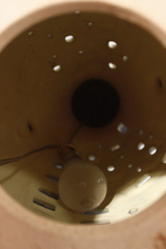 Image 1 of Grote dubbele lampvoet met opengewerkt ontwerp, brutalistische stijl, jaren 60, West-Duitsland