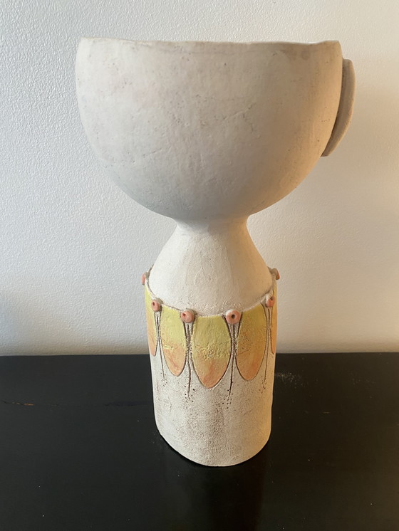 Image 1 of Scultura vegetale artigianale vintage ingenua