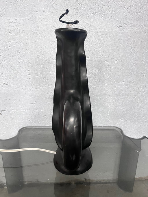 Ceramic Lamp Stand by Gil Agnoloni, 1960