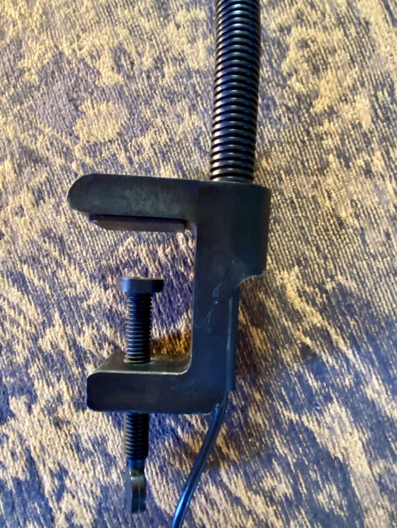 Image 1 of Lampada da tavolo Valenti con morsetto Hebi Italia anni '70 vintage cromata