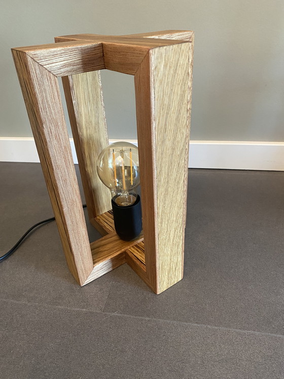 Image 1 of Wooden table lamp