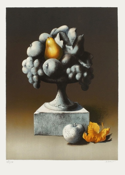 Claude SERRE Automne Litografia firmata
