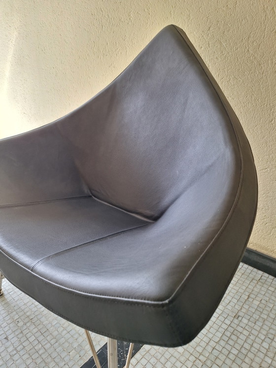 Fauteuil in de Vitra Coconut-stijl – Leather, Metal (photo 9 of 15)