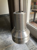 Vintage Space Age Aluminium Hanglamp