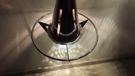 Image 1 of Lampada a sospensione vintage a cascata con 3 sfere di vetro