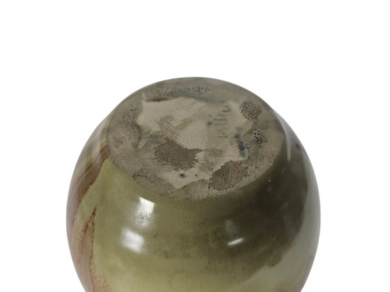 Katwijksche Aardewerkfabriek - Gerardus Klinkenberg - Vaso con Manici - Tecnica Smalto a Goccia - Anni '40 (foto 4 di 5)