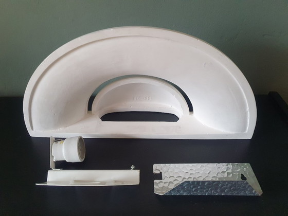 Image 1 of Atelier Sedap - lampada da parete semicircolare in gesso, modello "Odéon"