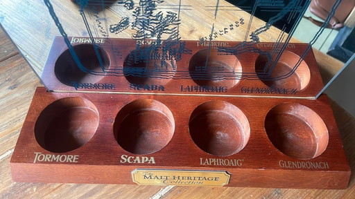 Espositore per whisky "Collezione Malt Heritage" con specchio