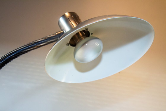 Image 1 of Grote verchroomde aluminium lamp in space age-stijl, jaren 70.