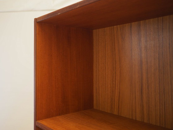 Image 1 of Librería de teca, diseño danés, década de 1970, fabricada en Dinamarca.