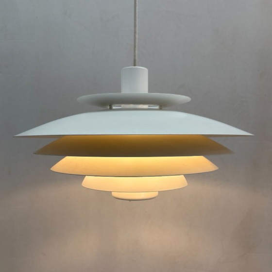 Image 1 of Lampe bol blanche de style vintage danois Form-Light, modèle 52610