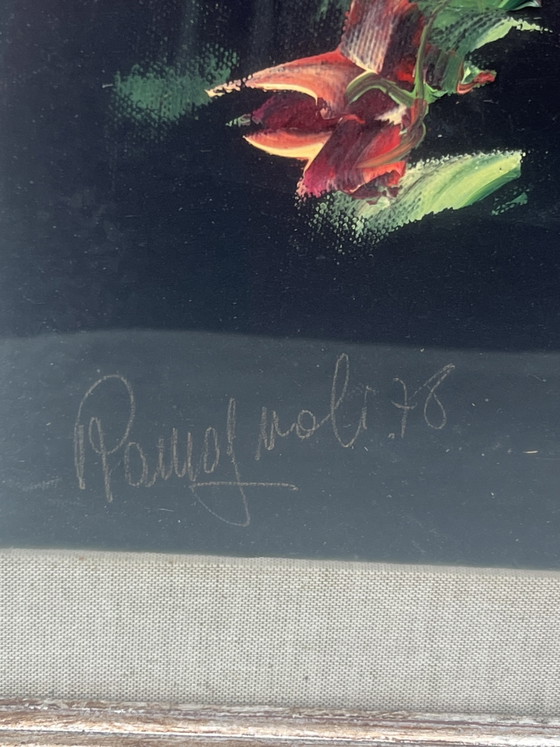 Image 1 of Painting (5): Flower scene - unknown painter