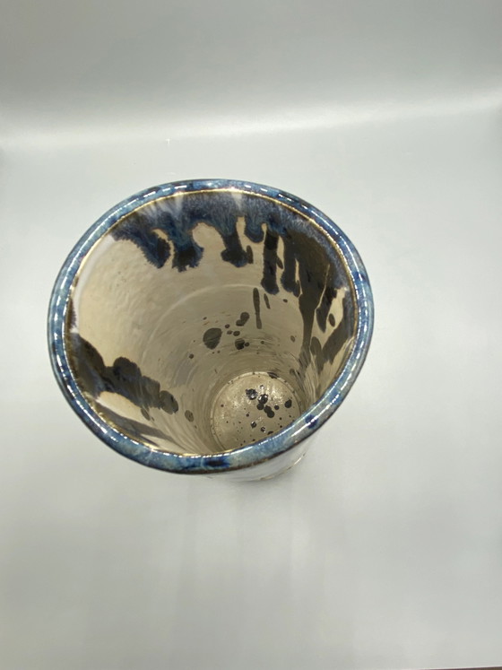 Grand vase en céramique émaillée coulée des années 1970-1980 – Objets déco, Ceramic (photo 5 of 8)