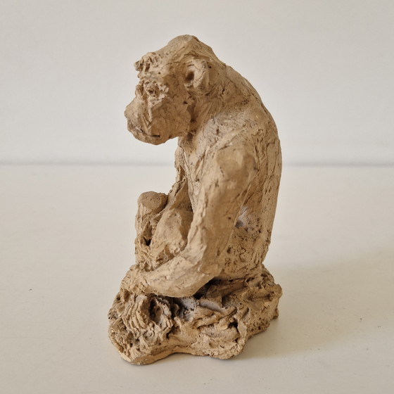 Image 1 of C Evers Vintage Sculpture Statue Monkey