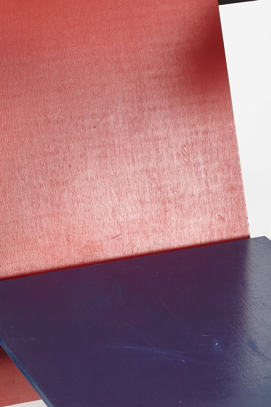 Image 1 of Rietveld Red & Blue Chair Replica