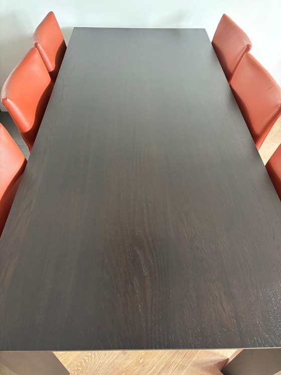 Eettafel Escape eiken choco met 6 stoelen Jade – Bert Plantagie, Eetkamerstoelen, Wood (photo 5 of 6)