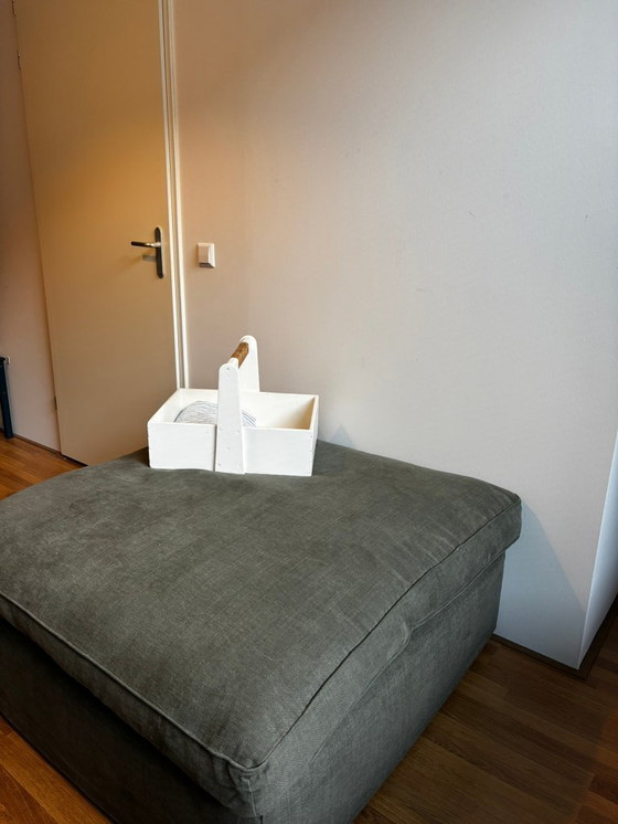 Image 1 of Sgabello Linteloo nuovo lino Madison Authentic grigio-verde 110x110x43