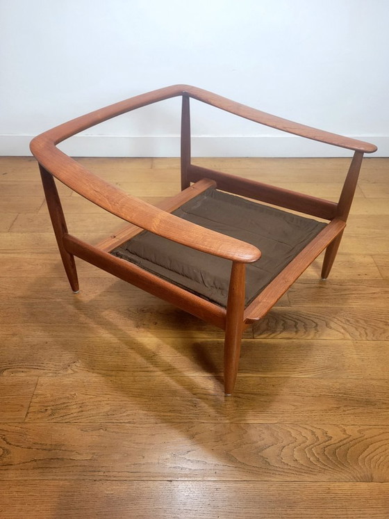 Image 1 of Fauteuil vintage en teck de Carl Straub, 1960