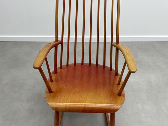 Image 1 of sedia a dondolo vintage