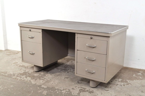 Image 1 of Scrivania vintage in acciaio Ahrend